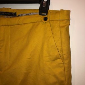Zara Pants - Zara Basics Yellow Pants Zara Pants - Zara Basics Yellow Pants